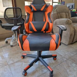 Black and orange Original Gaming Chair