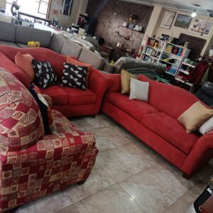 Red Living Room Set