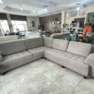 Large Gray L-Shaped Modular