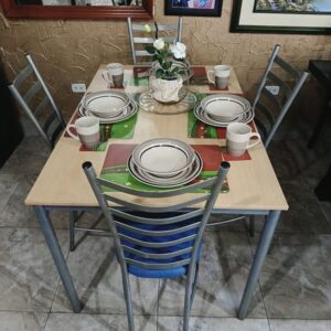 Dining set with 4 chairs