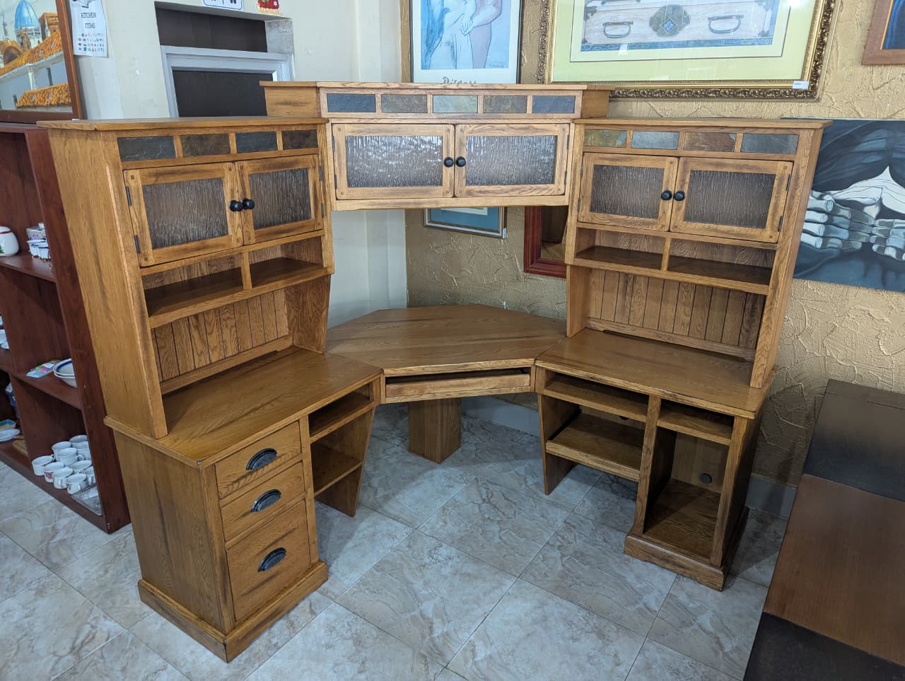 Wooden Large Desk - Image 2