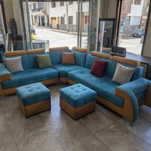 Turquoise Living Room Set