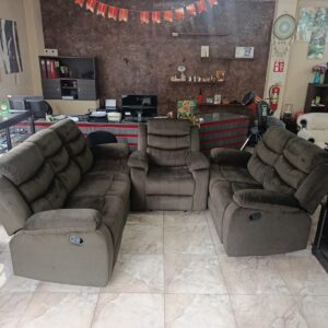 Collins Chocolate Recliner Set