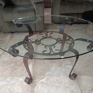 Tempered glass coffe table