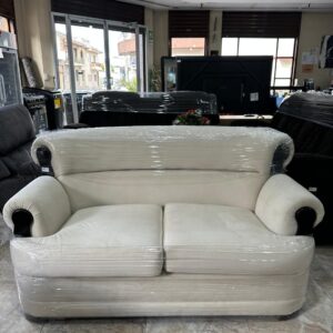 Beige loveseat