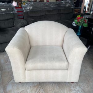 Beige single sofa