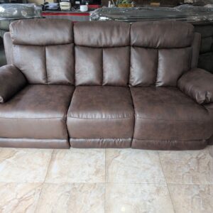 Brown three seat Recliner
