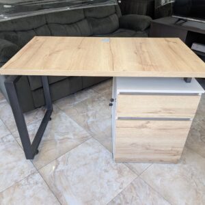 Beige melamine desktop