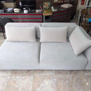 Gray sofa bed