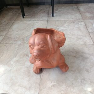 Ceramic Dog planter